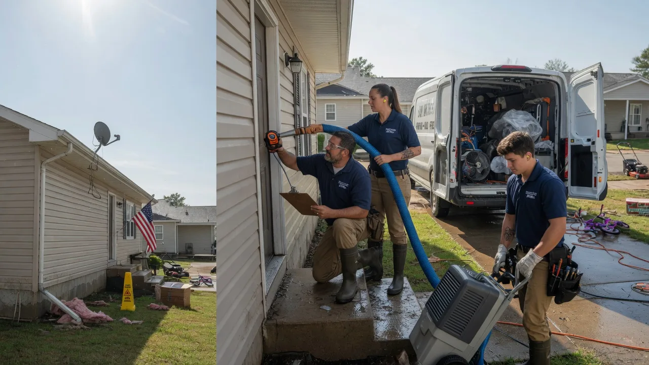 Ceiling Water Damage Restoration in Anacoco, LA near me